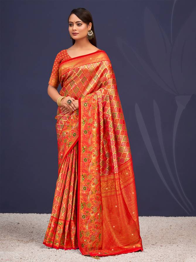 Sheela 22 By Bunawat Designer Banarasi Silk Wedding Sarees Suppliers In Delhi
